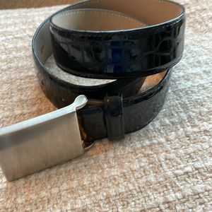 Annabella vintage leather black belt